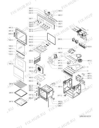 Схема №1 EMZD 4866/AL с изображением Панель для духового шкафа Whirlpool 481245248621