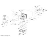 Схема №2 HBC84H501B Bosch с изображением Держатель для электропечи Bosch 12011190