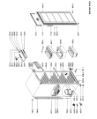 Схема №1 AFG 8131/S с изображением Дверка для холодильной камеры Whirlpool 480132100364