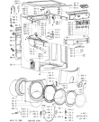 Схема №1 WAB 1000-NL с изображением Обшивка для стиральной машины Whirlpool 480111100375