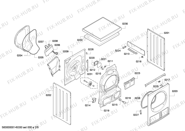 Схема №4 WTS86511TR с изображением Панель управления для электросушки Bosch 00667502