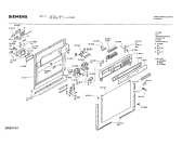 Схема №3 SN171035 с изображением Панель для посудомоечной машины Siemens 00115537