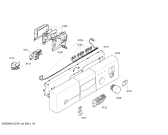 Схема №4 3VN552BD с изображением Передняя панель для электропосудомоечной машины Bosch 00666992