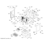 Схема №4 HES3053U с изображением Стеклопанель для печи Bosch 00684094