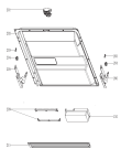 Схема №1 GS64314W (352698, GORENJE#9) с изображением Дверца для электропосудомоечной машины Gorenje 390263