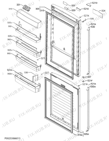 Схема №3 S93820CMX2 с изображением Модуль (плата) управления для холодильной камеры Aeg 973925055175047