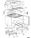 Схема №3 K644PSBI (F023122) с изображением Панель для плиты (духовки) Indesit C00078633