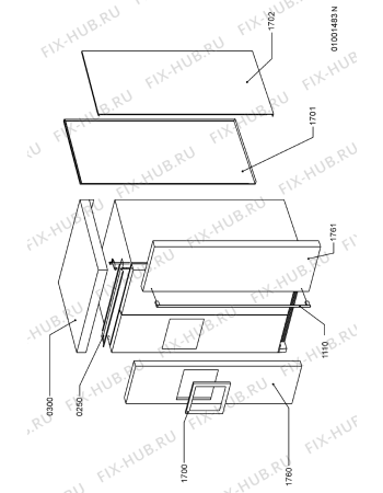 Схема №9 20BIL4A+ с изображением Корпусная деталь для холодильной камеры Whirlpool 480131100581