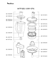 Схема №3 AATF4A(R) с изображением Другое для электрокомбайна Moulinex MS-4980362