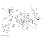 Схема №3 S44M57S3EU с изображением Передняя панель для электропосудомоечной машины Bosch 00660911