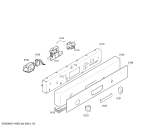 Схема №5 SGZAIA3 с изображением Передняя панель для электропосудомоечной машины Bosch 00367007