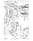 Схема №2 ADL 341 WH с изображением Блок управления для посудомоечной машины Whirlpool 481221478524