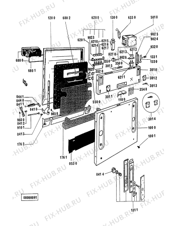 Схема №2 ADB 700/IG с изображением Реле уровня воды для посудомоечной машины Whirlpool 481990500553