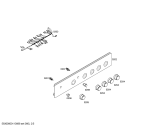 Схема №4 HSG222020R с изображением Ручка выбора температуры для плиты (духовки) Bosch 00615266