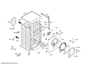 Схема №4 WAE24462AU с изображением Панель управления для стиральной машины Bosch 00704149