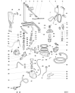 Схема №2 D42GE (F027213) с изображением Панель управления для посудомойки Indesit C00088415