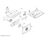Схема №5 E1982N0 с изображением Панель управления для плиты (духовки) Bosch 00663776