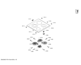 Схема №3 PHCB856251 с изображением Фронтальное стекло для духового шкафа Bosch 00687004