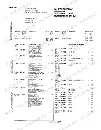 Взрыв-схема телевизора Siemens FC271 - Схема узла 06