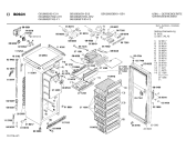 Схема №1 GSU2602CH с изображением Панель для холодильной камеры Bosch 00271286