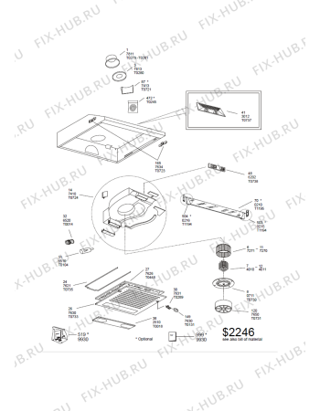 Схема №1 208355405287 6169150 с изображением Сенсорная панель для вентиляции Whirlpool 480122100212