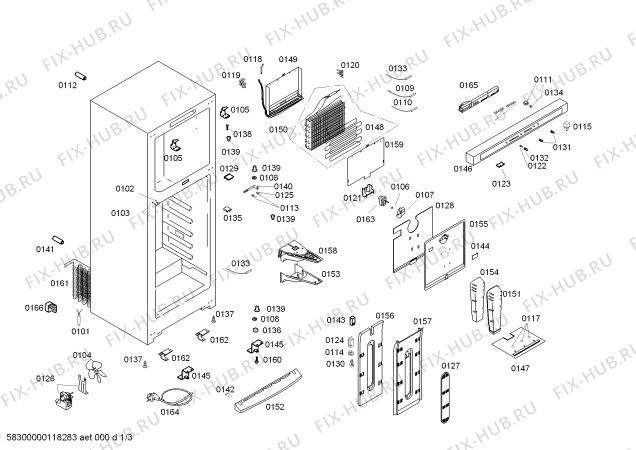 Схема №3 BD4603ANFE с изображением Панель управления для холодильной камеры Bosch 00661142