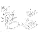 Схема №6 HEB23D120 с изображением Фронтальное стекло для духового шкафа Bosch 00681622
