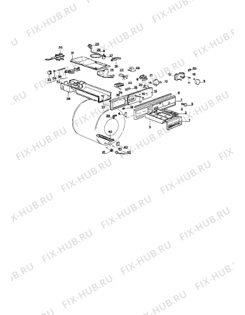 Взрыв-схема стиральной машины Electrolux WH860-1 - Схема узла Section 3