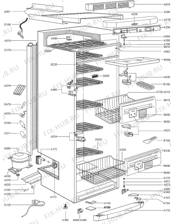 Схема №6 F2916 (170570, GCS29H) с изображением Всякое для холодильника Gorenje 284491