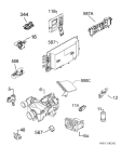 Схема №5 F66712M0P с изображением Блок управления для посудомойки Aeg 973911414349028