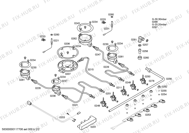 Схема №1 PCL752CEU с изображением Варочная панель для электропечи Bosch 00476958