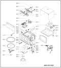 Схема №1 503.009.30 MW BJ00 W MICROWAVE с изображением Всякое для свч печи Whirlpool 481010760815