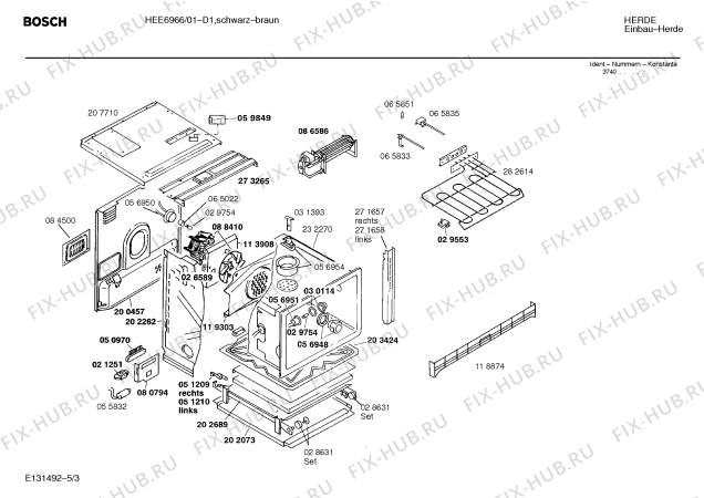 Схема №4 HE88661 с изображением Крышка для плиты (духовки) Siemens 00092827