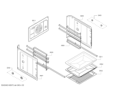 Схема №5 HBA43T150E H.BO.NP.L2D.IN.GLASS.B1c.X.E0_C/// с изображением Воздуховод горячего воздуха для духового шкафа Bosch 00778384