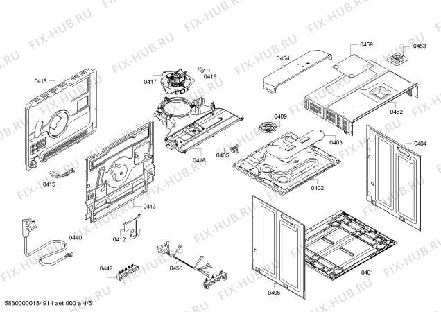 Взрыв-схема плиты (духовки) Bosch HBA63B268F H.BO.PY.L3D.IN.GYFAM.B2a.N.E3_C/// - Схема узла 04