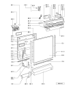 Схема №1 GSF 4731 TW-WS с изображением Обшивка для электропосудомоечной машины Whirlpool 481245379983