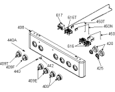 Схема №1 EC51102AX (241359, 351A.80) с изображением Панель для электропечи Gorenje 431227