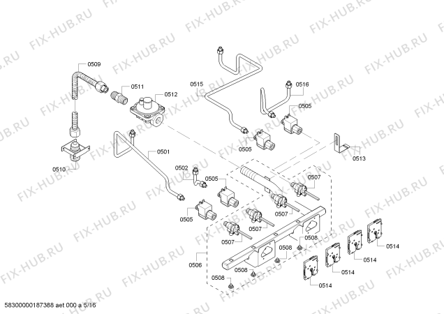 Схема №13 PRD48NCSGC с изображением Крепежный набор для электропечи Bosch 00746376