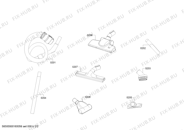 Схема №1 AC4100 selecta paquet с изображением Уплотнитель для мини-пылесоса Bosch 12005726