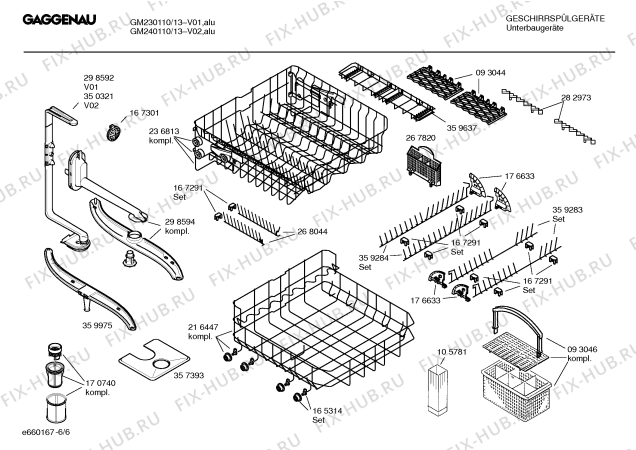 Схема №5 GM240110 с изображением Краткая инструкция для посудомоечной машины Bosch 00581915