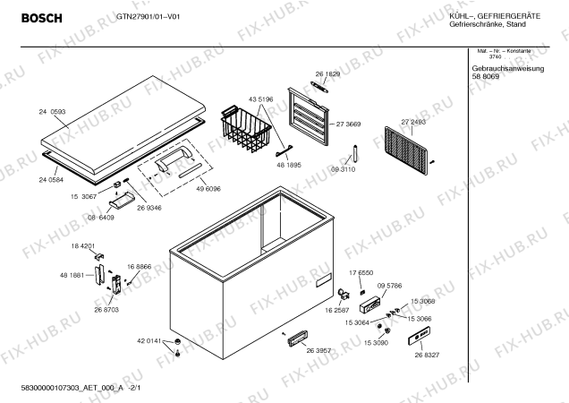 Схема №1 GTN34901 с изображением Ручка для холодильной камеры Bosch 00496096