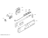 Схема №6 SGVATE5 с изображением Рамка для посудомойки Bosch 00665003