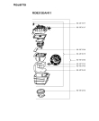 Схема №4 RO8213EA/411 с изображением Двигатель (мотор) для пылесоса Rowenta RS-RT4286