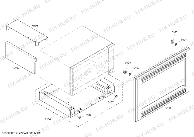 Схема №1 MET27ES с изображением Крепежный набор для электропечи Bosch 00685417