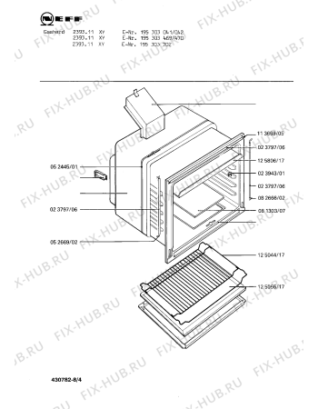 Взрыв-схема плиты (духовки) Neff 195303702 2393.11XY - Схема узла 04