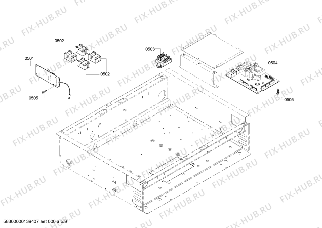 Схема №5 P364GLCLP с изображением Дюза для электропечи Bosch 00601546