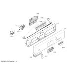 Схема №5 SE54M564EU с изображением Передняя панель для электропосудомоечной машины Siemens 00666541