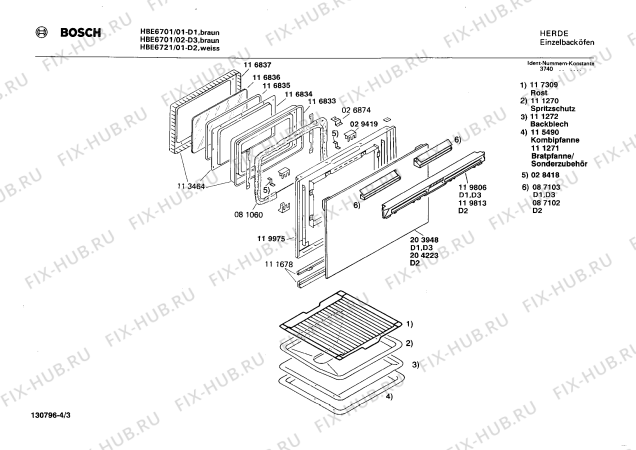 Схема №1 HBE6701 с изображением Индикаторный диск для плиты (духовки) Bosch 00271141