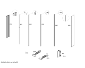 Схема №4 G7161X0 с изображением Монтажный набор для холодильника Bosch 00673217