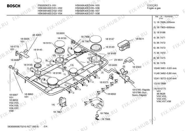 Схема №2 HSK14K22ED PKL II CKD с изображением Вентиляционная решетка для плиты (духовки) Bosch 00470304